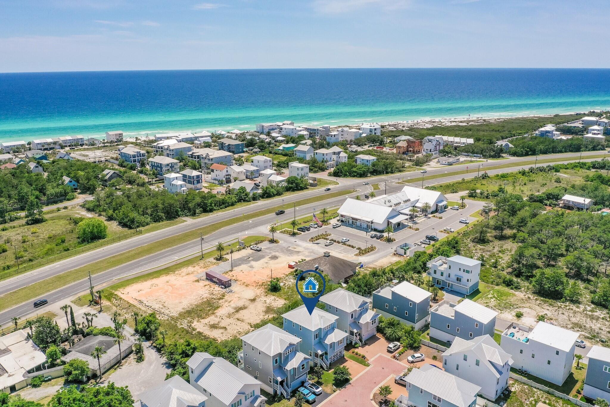 5 Inlet Cove Inlet Beach, FL 32461 - Photo 41 of 52 an aerial view of ocean and residential houses with outdoor space