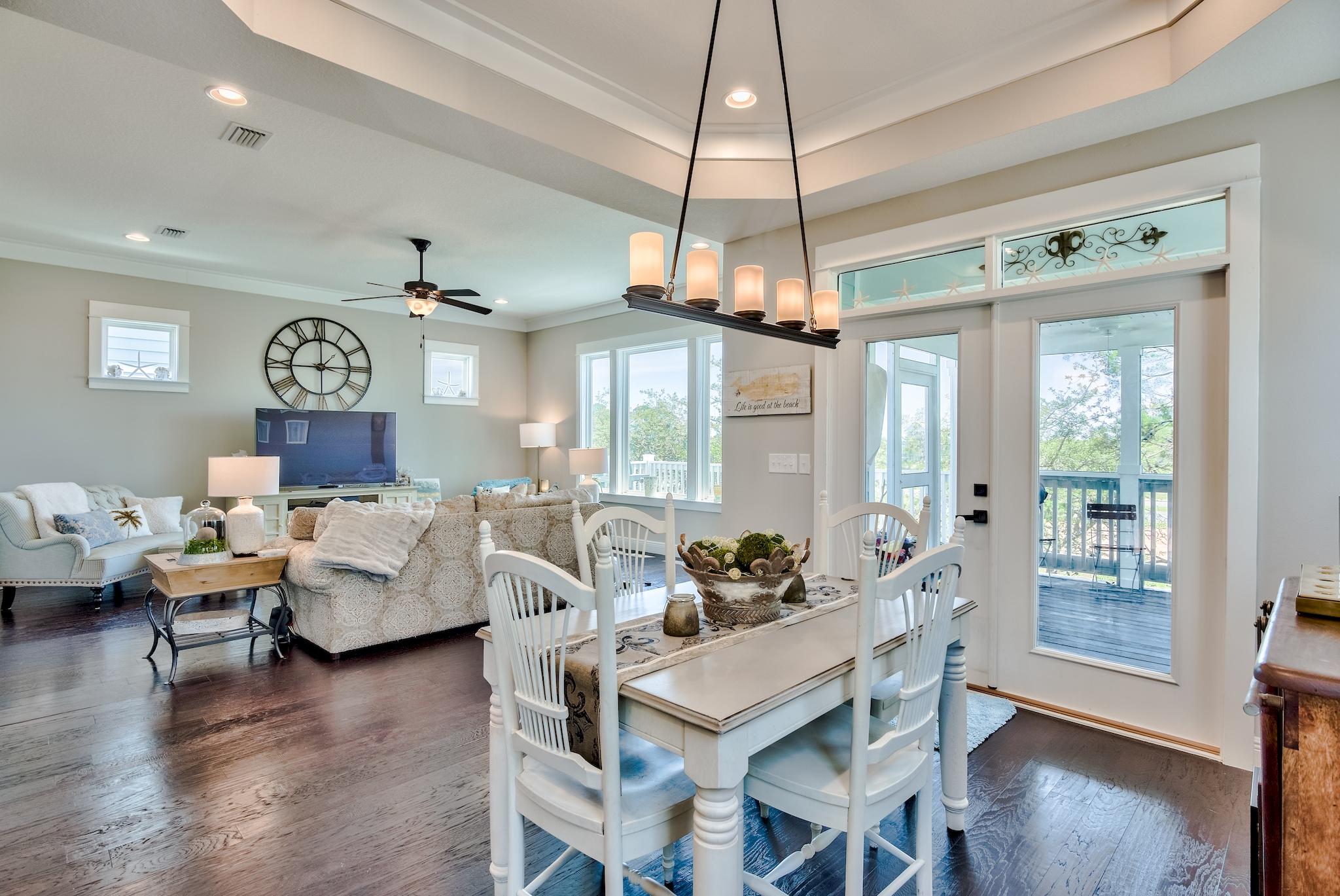 5 Inlet Cove Inlet Beach, FL 32461 - Photo 9 of 52 a view of a dining room with furniture window and wooden floor