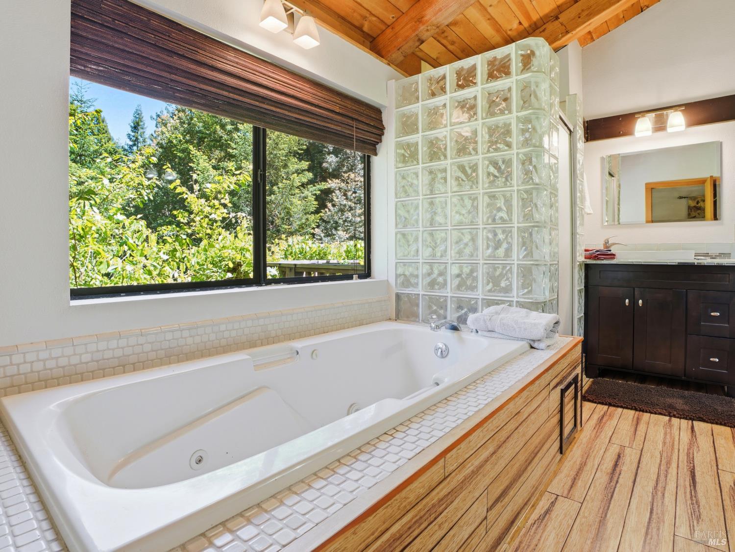 31397 Seaview Road Cazadero, CA 95421 - Photo 26 of 47 a bathroom with a bathtub and a sink