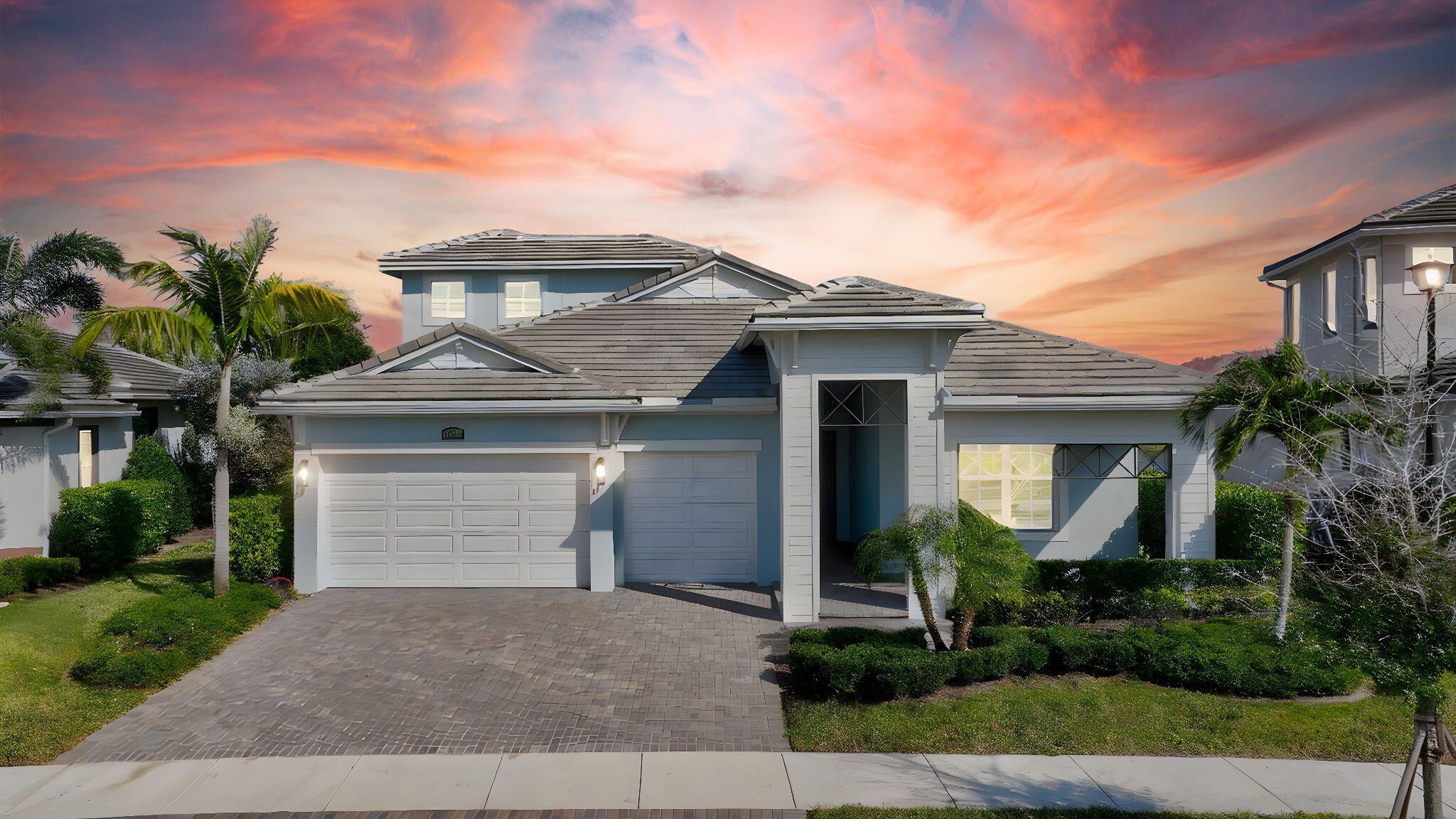 11953 Southwest Vano Way Port Port St. Lucie, FL 34987 - Photo 3 of 74 front view of a house with a yard