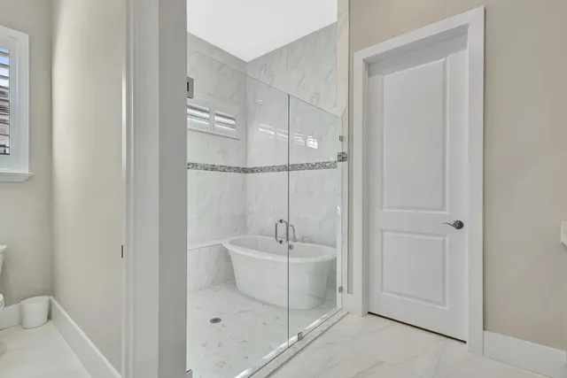 a view of a big room with a chandelier