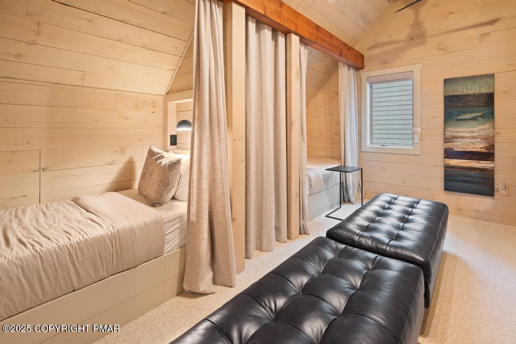 106 Waygood Way Pocono Pines, PA 18350 - Photo 28 of 66 a bedroom with a bed and a window