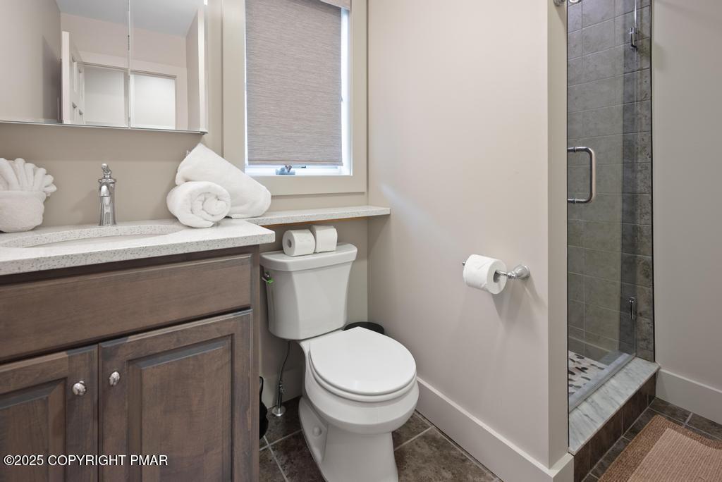 106 Waygood Way Pocono Pines, PA 18350 - Photo 39 of 66 a bathroom with a sink and a toilet