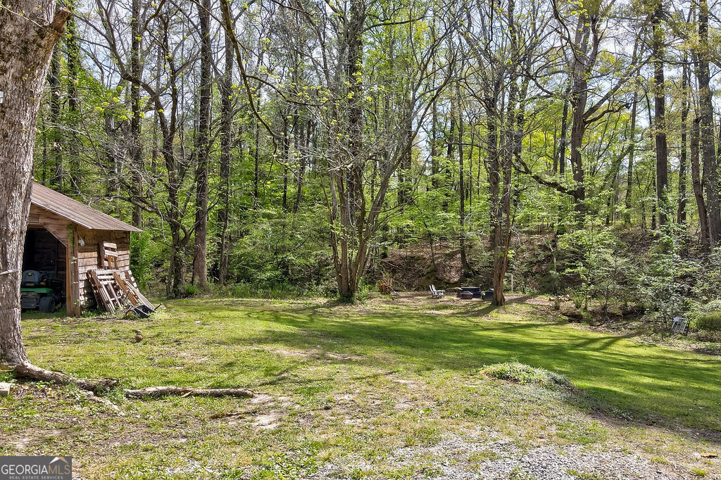 2051 Emmett Doster Road Northwest Monroe, GA 30656 - Photo 38 of 50 a view of a backyard with large trees