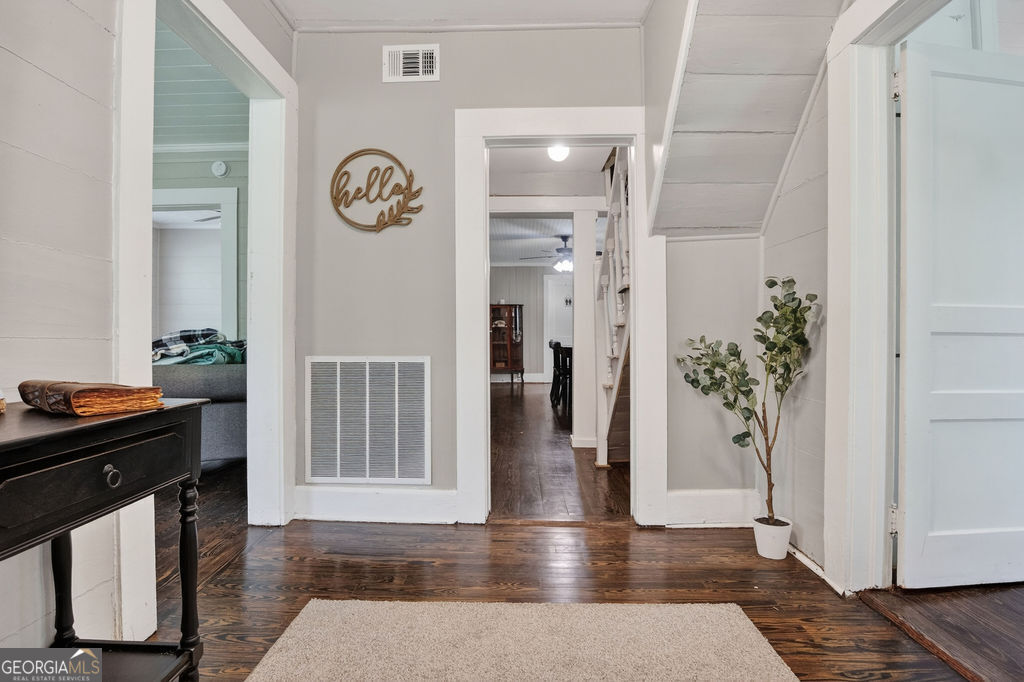 2051 Emmett Doster Road Northwest Monroe, GA 30656 - Photo 5 of 50 a view of an entryway with wooden floor