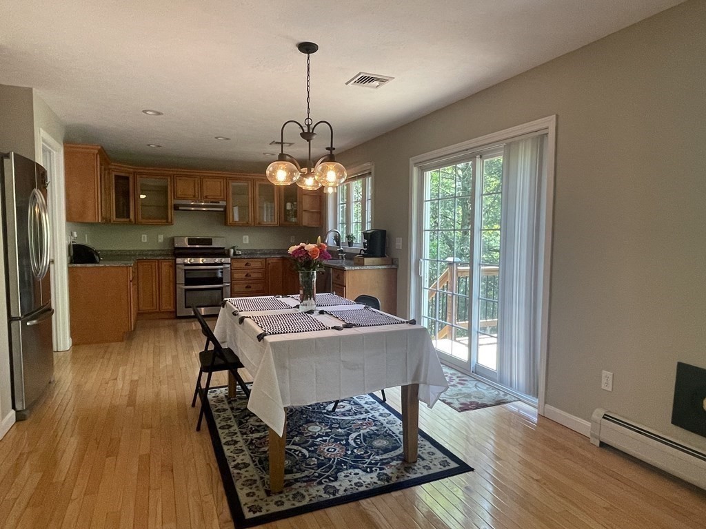 32 Jericho Road Rindge, NH 03461 - Photo 8 of 37 a view of a dining room with furniture window and wooden floor