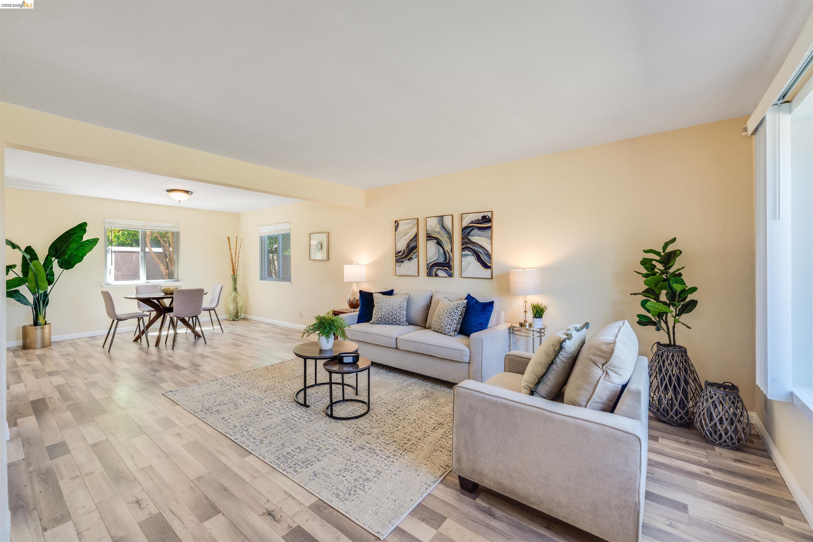 2142 Redwood Road Hercules, CA 94547 - Photo 4 of 37 Living area with light wood finished floors