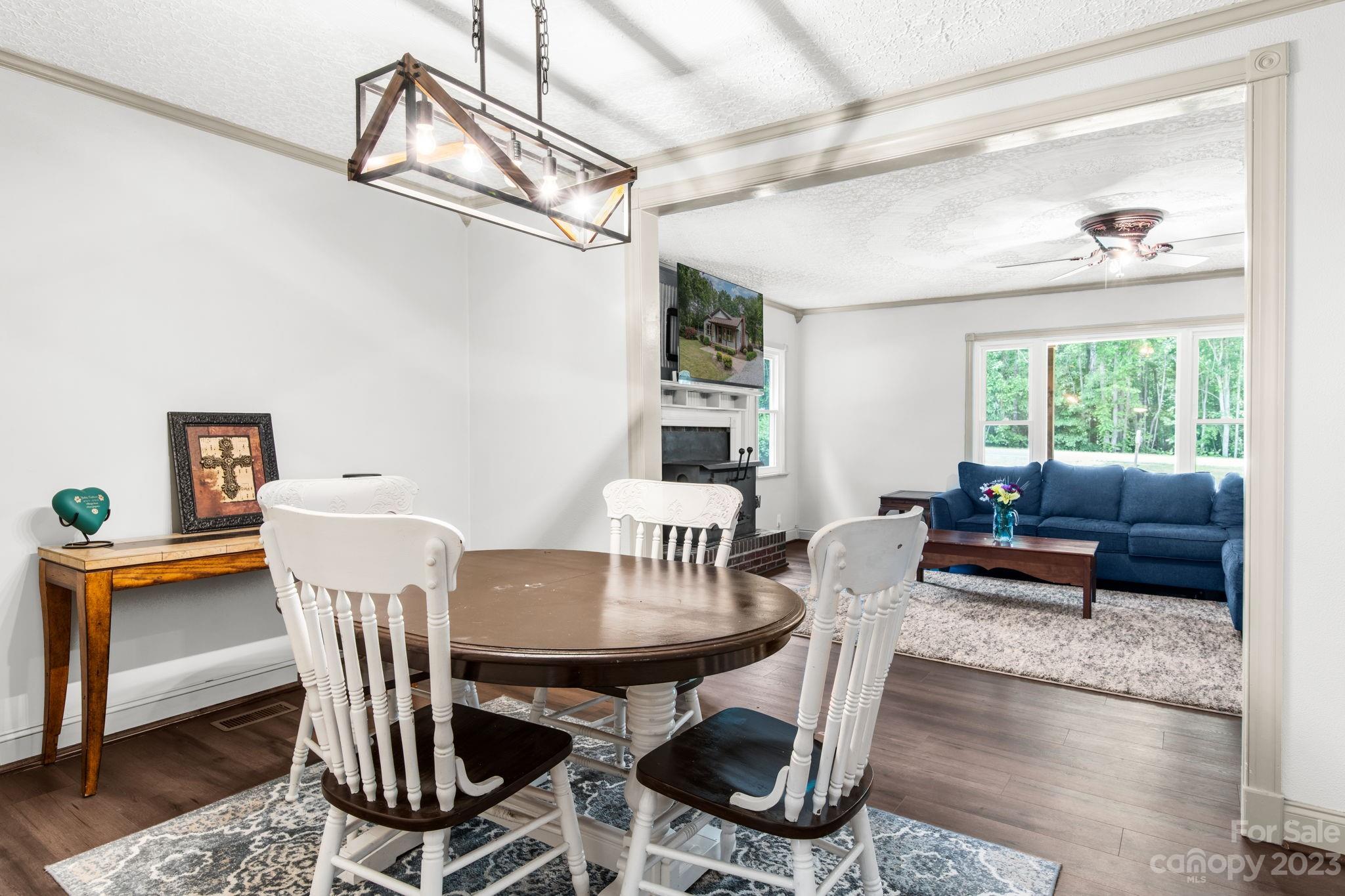 1335 Hill Road Lincolnton, NC 28092 - Photo 17 of 38 a view of a dining room with furniture window and outside view