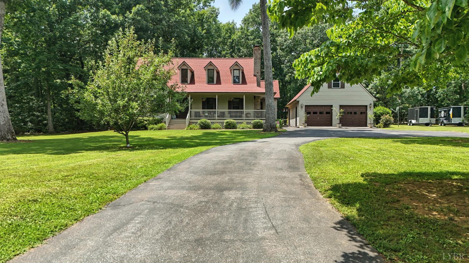 69 Gough Road Rustburg, VA 24588 - Photo 46 of 61 a front view of a house with a yard