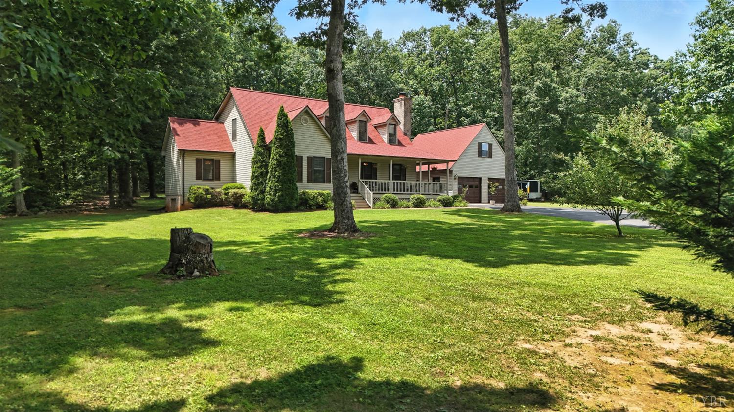 69 Gough Road Rustburg, VA 24588 - Photo 47 of 61 a front view of a house with a yard