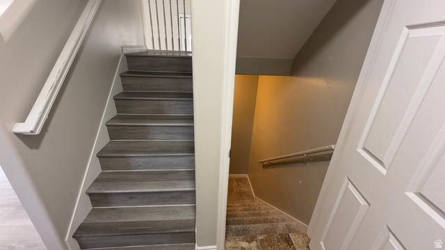 3547 East Golden Eagle Road Eagle Mountain, UT 84005 - Photo 26 of 47 Stairway featuring baseboards