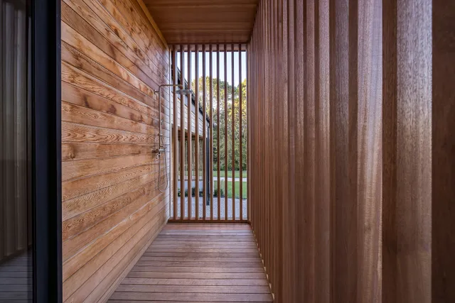 a view of outdoor space and deck