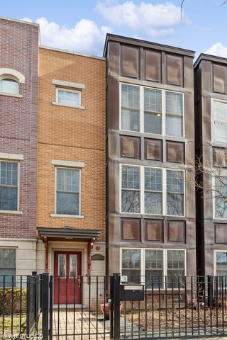 a front view of a building with a window