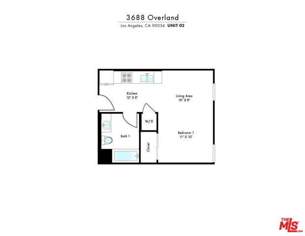 $2,795 | 3688 Overland Avenue, Unit 711, Los Angeles, CA 90034