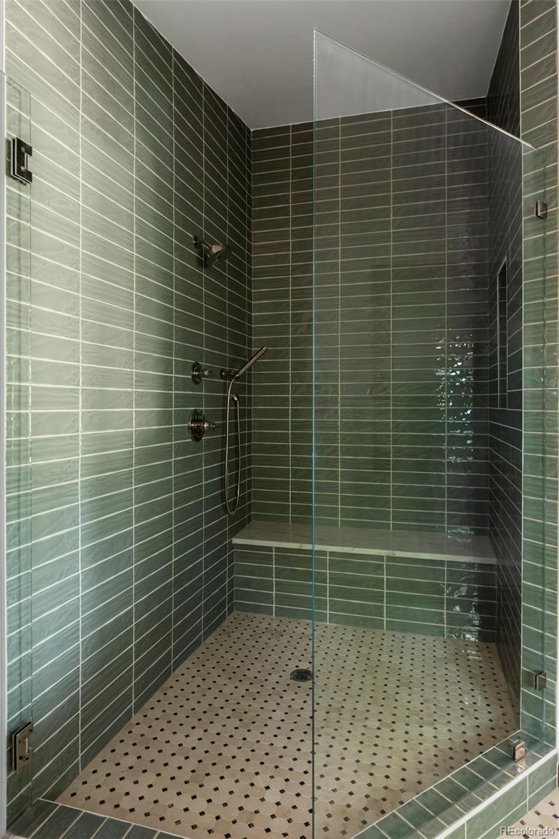 1026 South Cook Street Denver, CO 80209 - Photo 21 of 34 a bathroom with a shower