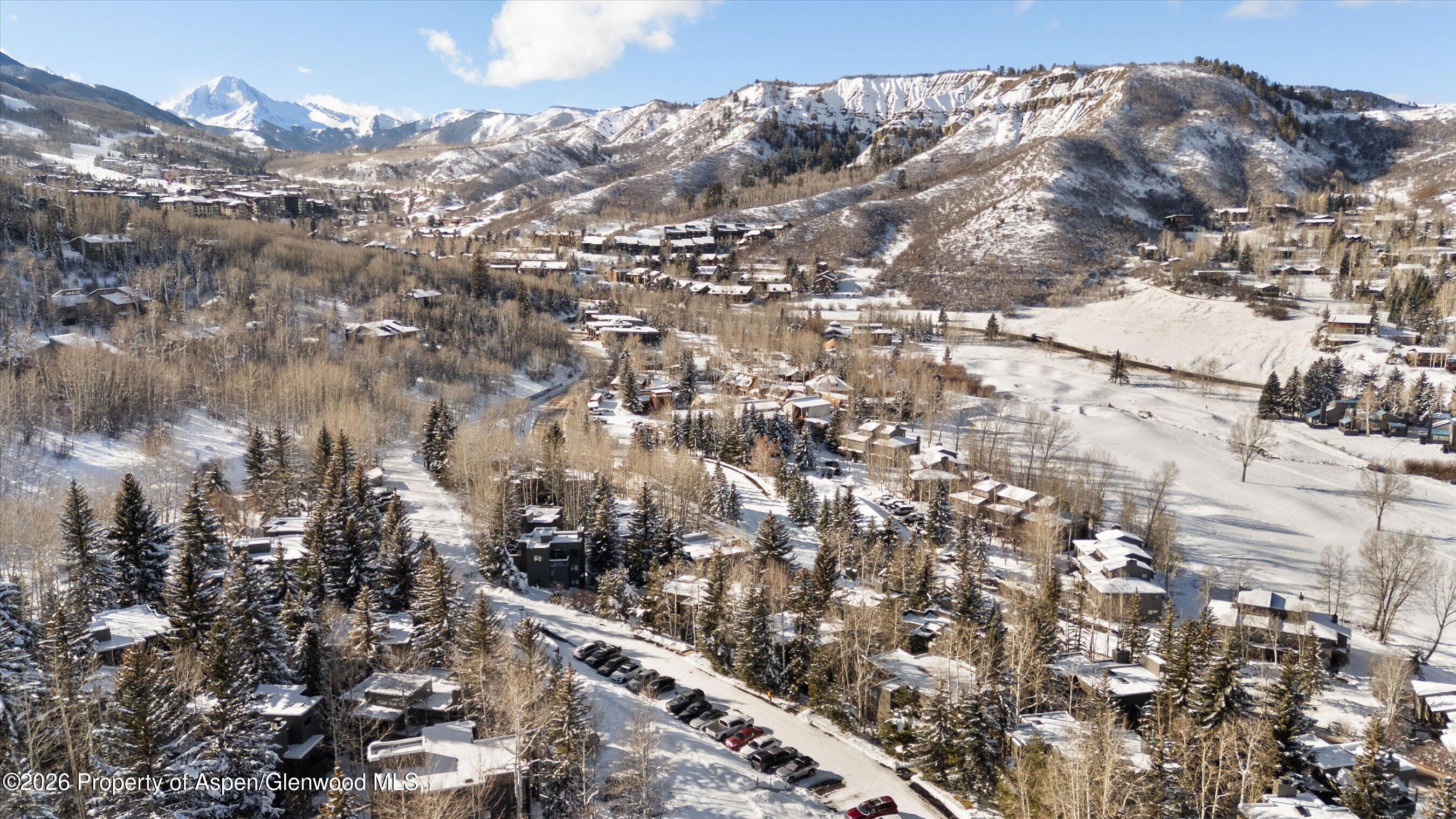 221 Meadow Ranch Road, Unit D4A Snowmass Village, CO 81615 - Photo 29 of 34 Drone Capture