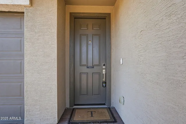 a view of door in front of door