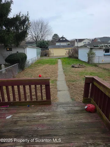 a view of a terrace with a lake view