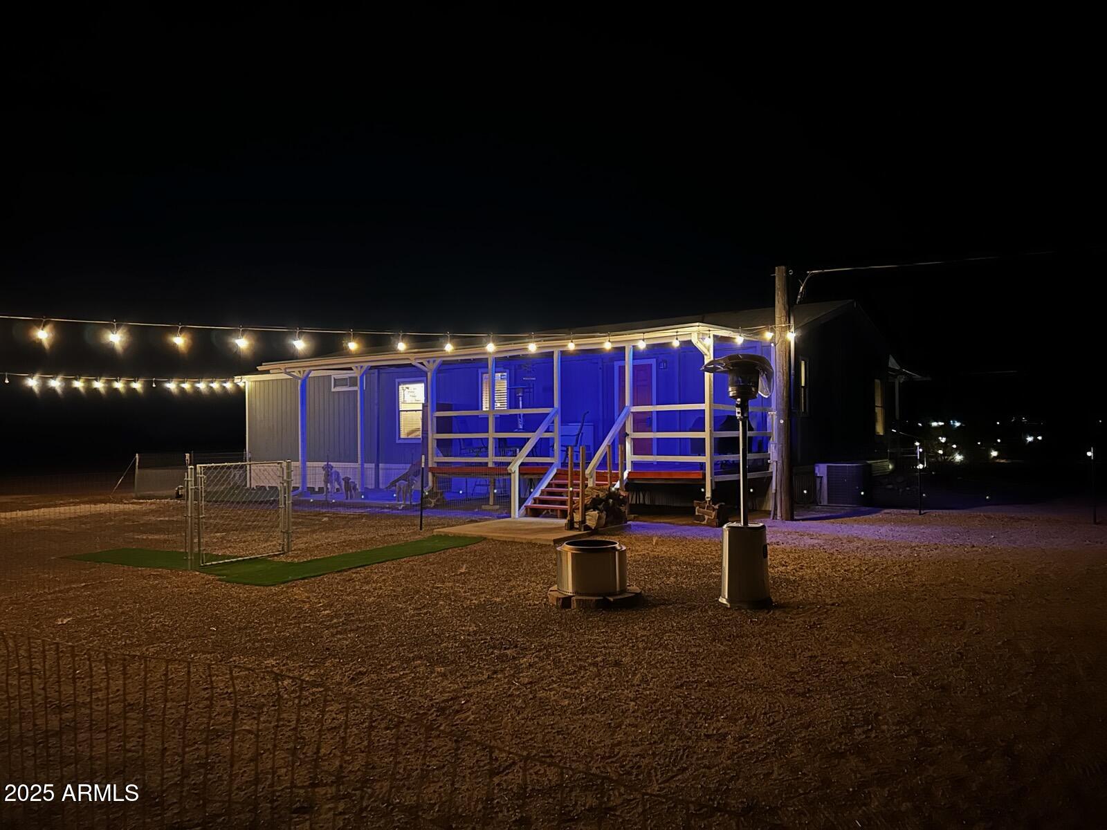 54160 West Barnes Road Maricopa, AZ 85139 - Photo 31 of 37 Back Patio night