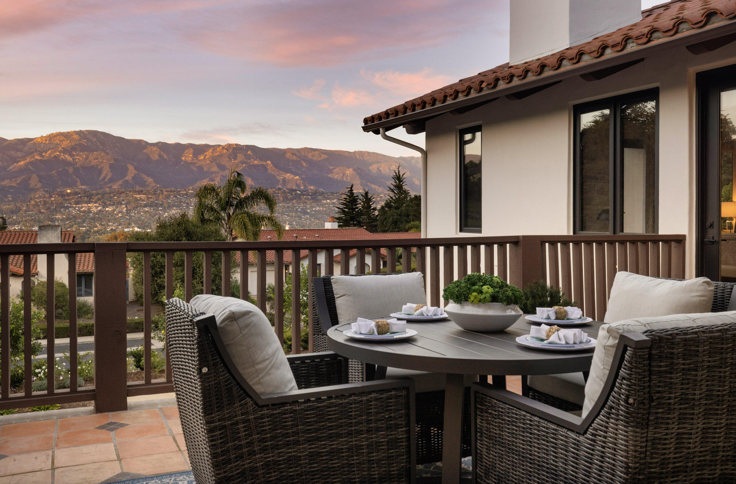 1215 Miracanon Lane Santa Barbara, CA 93109 - Photo 16 of 40 a view of a balcony with furniture