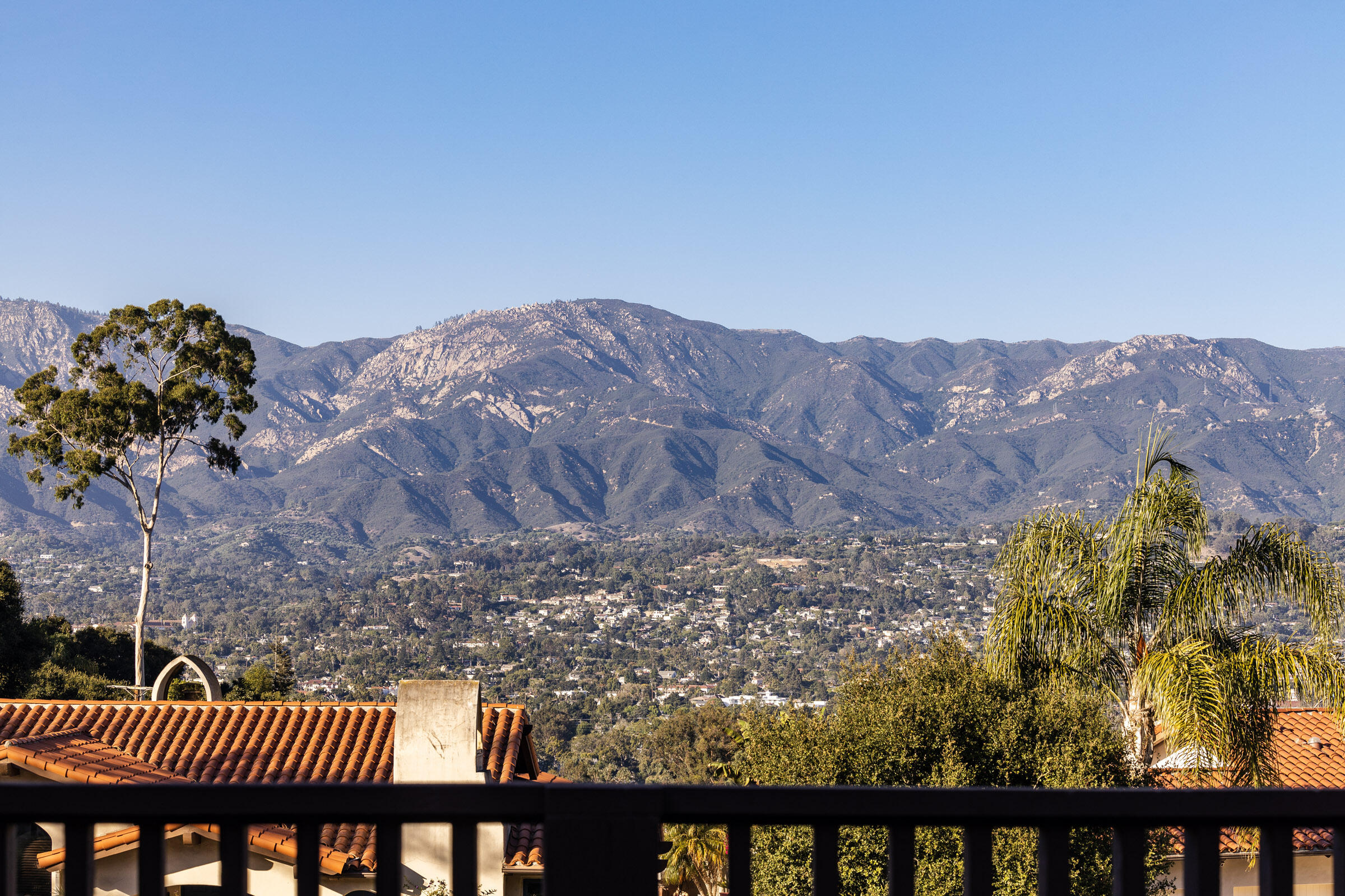 1215 Miracanon Lane Santa Barbara, CA 93109 - Photo 35 of 40 a view of balcony with a garden