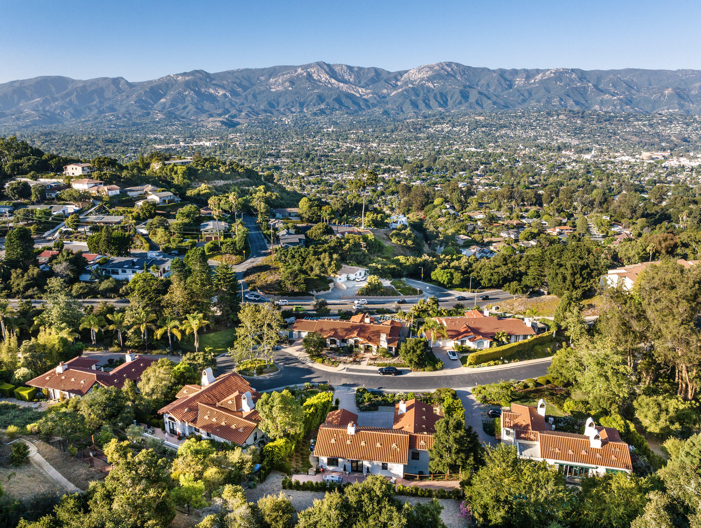 1215 Miracanon Lane Santa Barbara, CA 93109 - Photo 36 of 40 an aerial view of multiple house