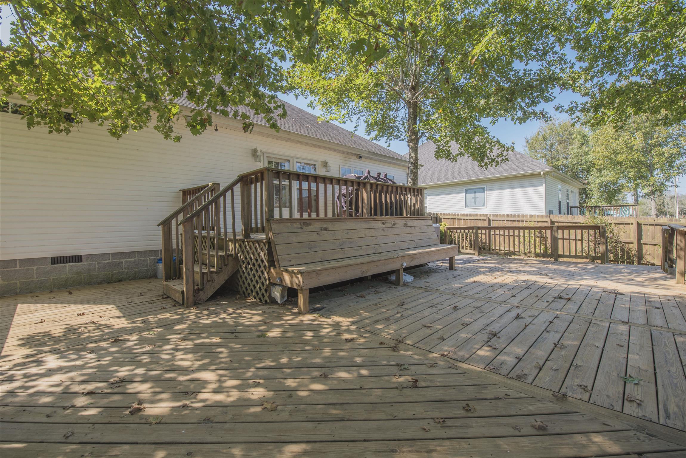 14904 Mt Pleasant Road Rockvale, TN 37153 - Photo 20 of 23 a view of backyard with deck and wooden floor
