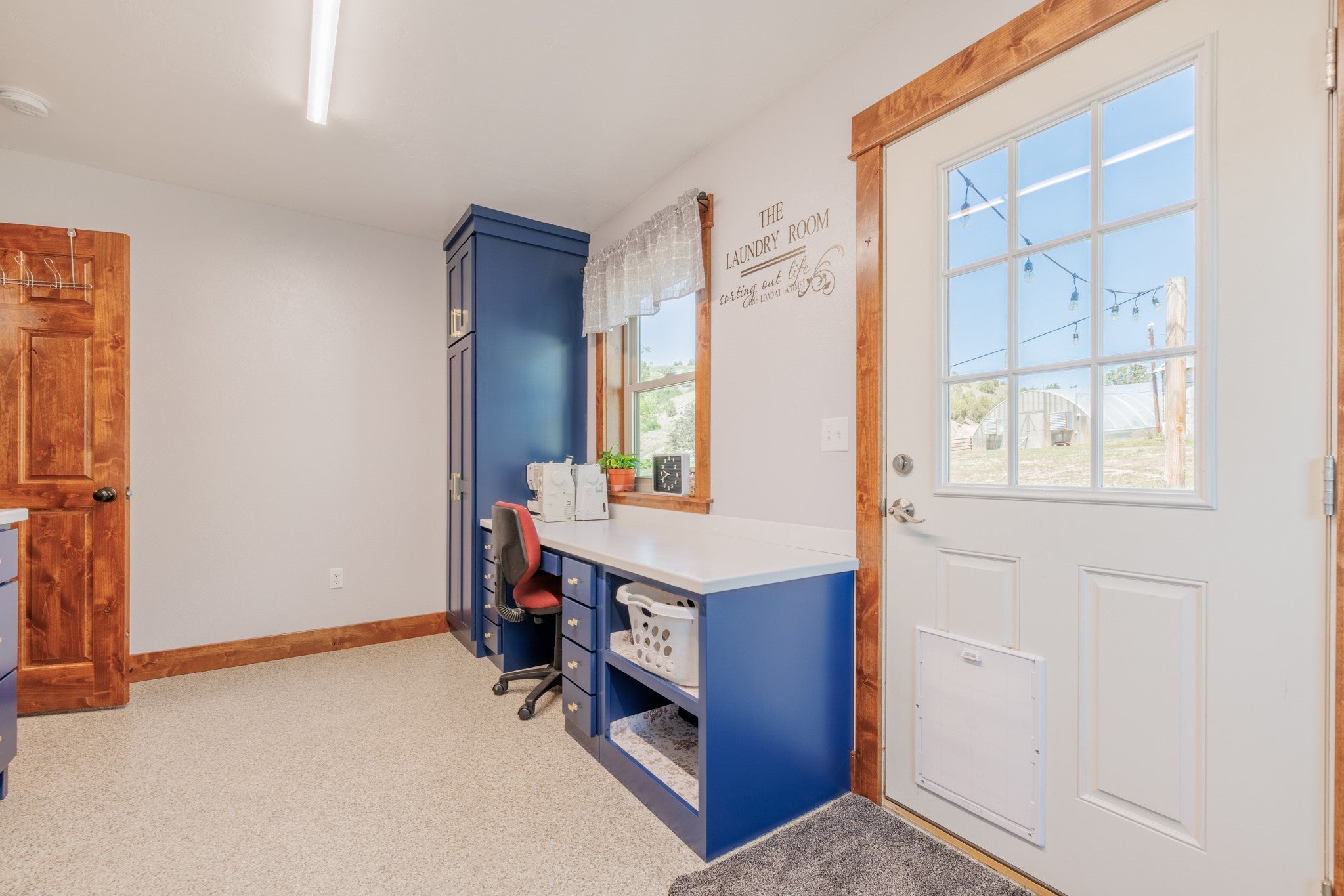 58 Gilman Road Garrison, MT 59731 - Photo 45 of 91 Home office with plenty of natural light and carpet flooring