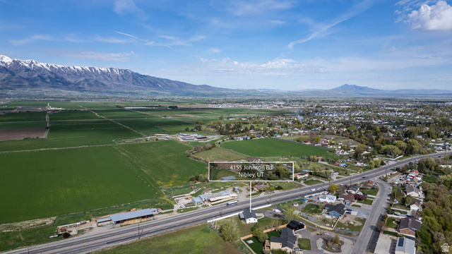 4155 Johnson Road Nibley, UT 84321 - Photo 68 of 71 Bird's eye view of a mountain backdrop