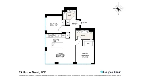 $2,050,000 | 29 Huron Street, Unit 7CE | Greenpoint