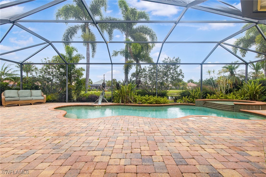 11208 Lithgow Lane Fort Myers, FL 33913 - Photo 41 of 49 a view of swimming pool with a yard