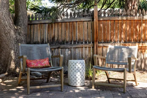 a view of outdoor area with seating area