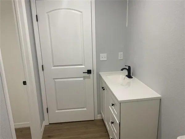 a view of front door