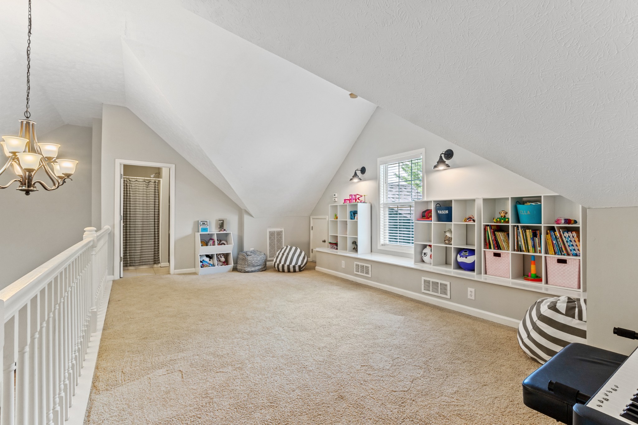 105 South Palmers Chapel Road White House, TN 37188 - Photo 24 of 42 Upstairs you'll find a spacious loft with charming window seating overlooking the gorgeous backyard, a full bathroom and Bedroom number three.