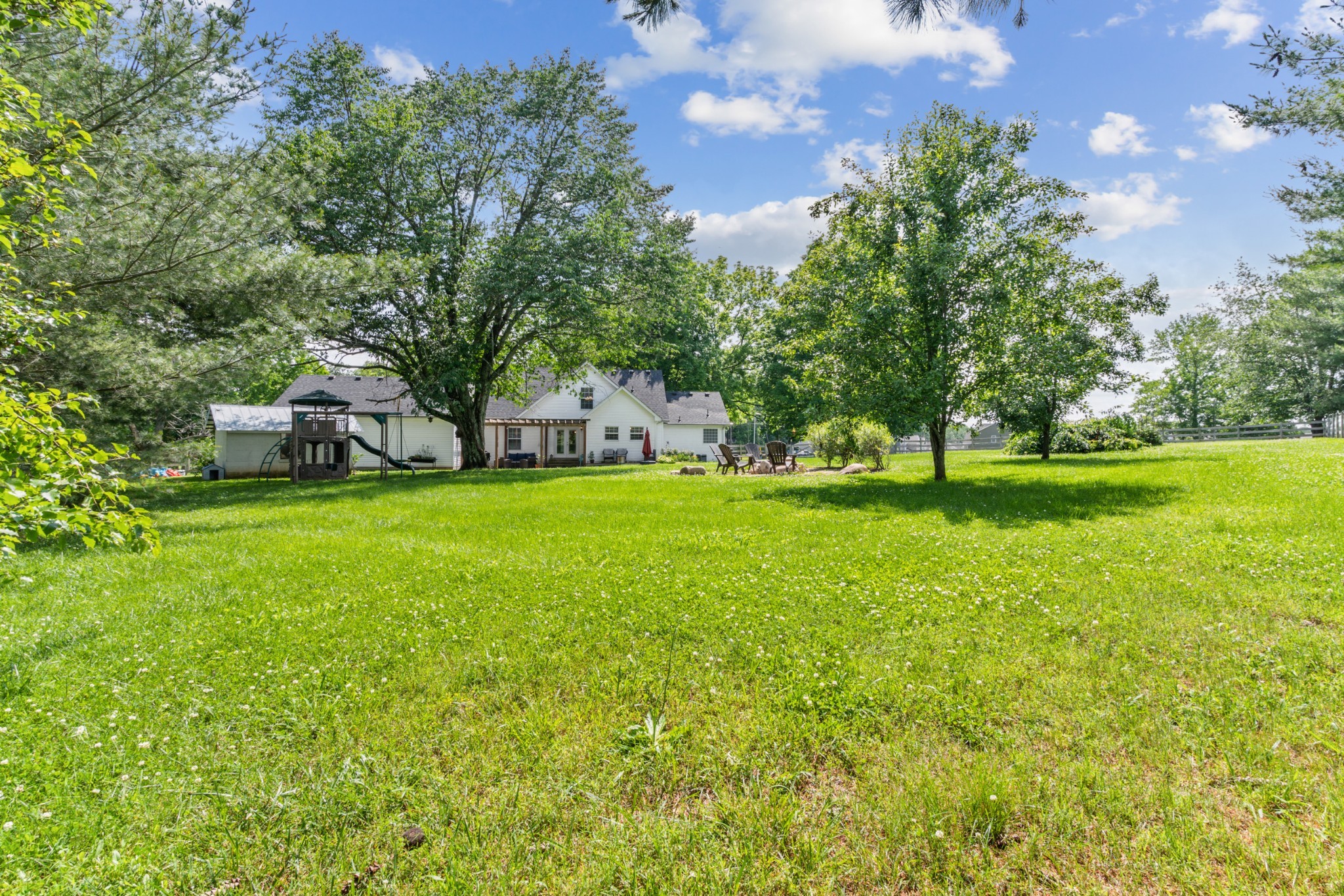 105 South Palmers Chapel Road White House, TN 37188 - Photo 36 of 42 Amazingly level Backyard.