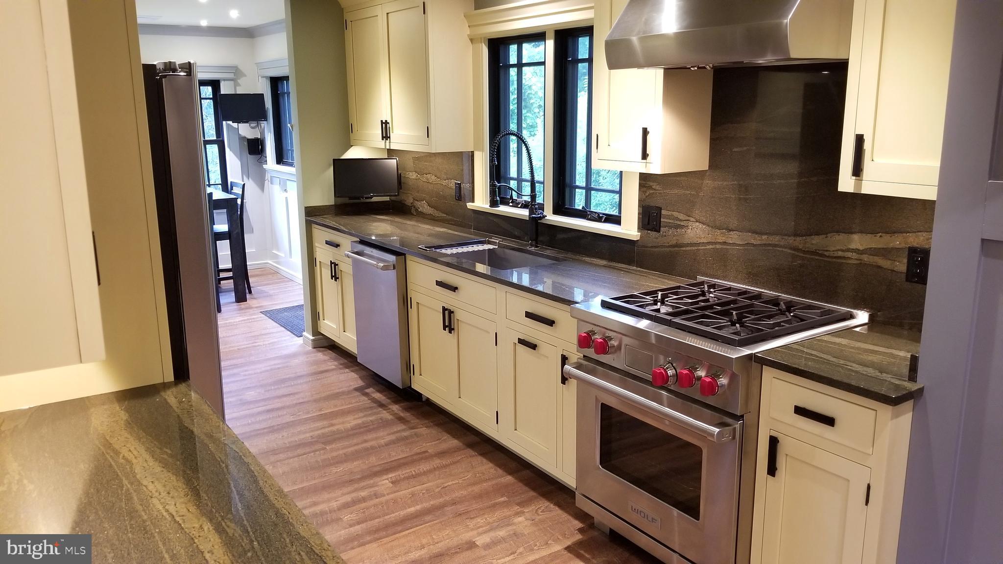 22 Perry Road Lambertville, NJ 08530 - Photo 3 of 20 Renovated kitchen with custom cabinetry