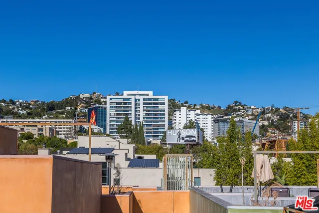 a view of balcony with city view