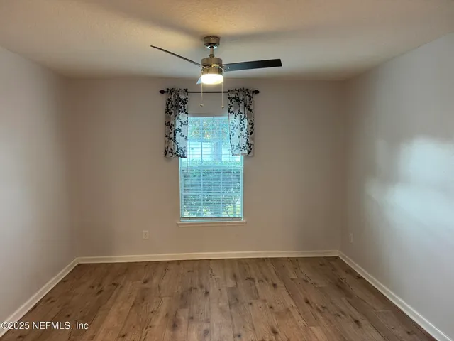 a backyard of a house