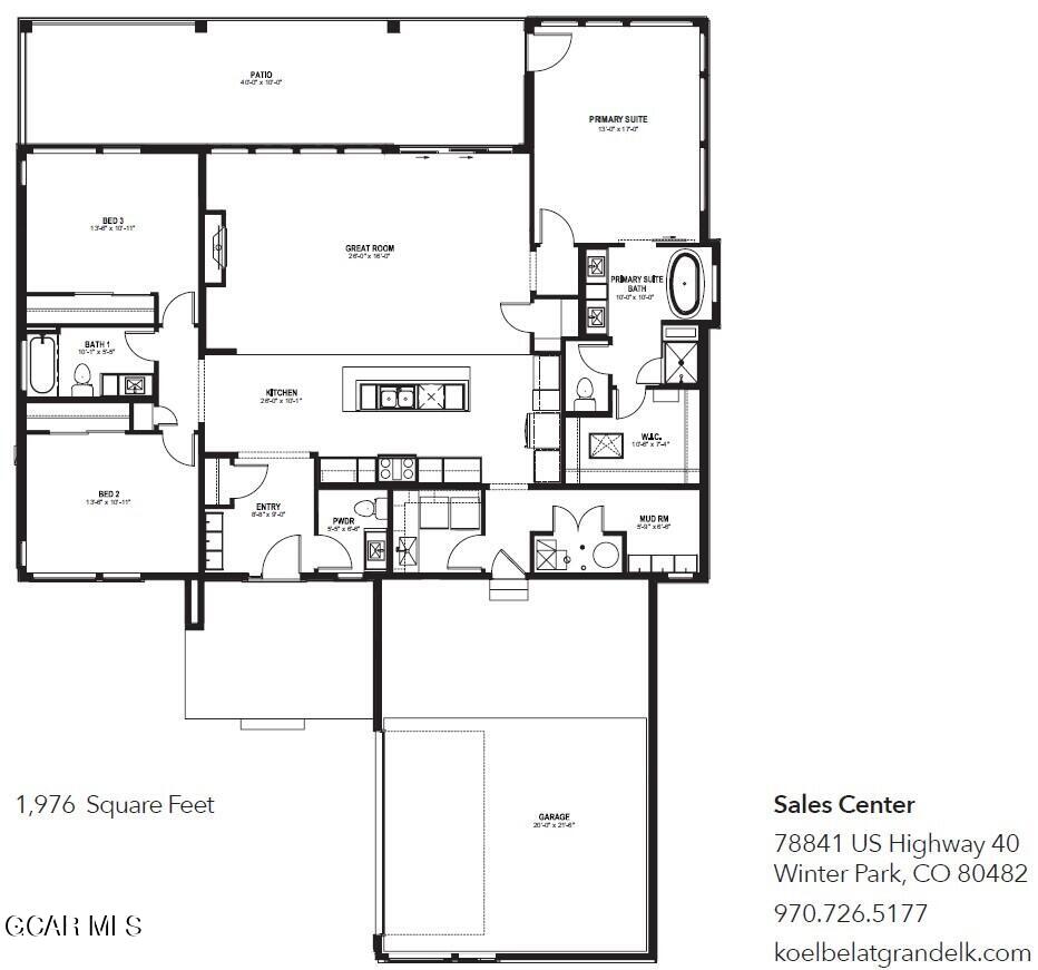 500 Thompson Road Granby, CO 80446 - Photo 29 of 29 Floorplan