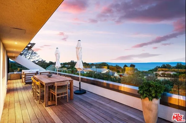 a view of outdoor space with seating space