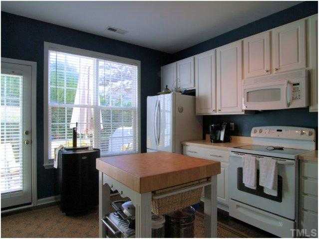 8220 City Loft Court Raleigh, NC 27613 - Photo 11 of 19 a kitchen with a stove a refrigerator and a sink
