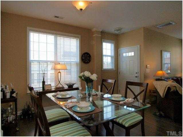 8220 City Loft Court Raleigh, NC 27613 - Photo 5 of 19 a view of a dining room with furniture and wooden floor