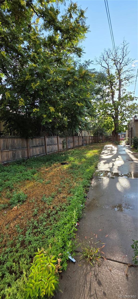 3510 High Street Denver, CO 80205 - Photo 3 of 12 a view of a backyard with a garden
