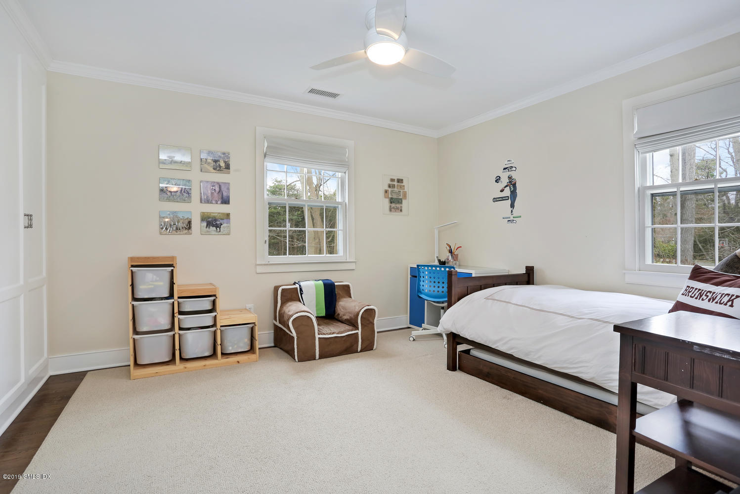 58 Indian Head Road Riverside, CT 06878 - Photo 23 of 33 a bedroom with a bed and a desk