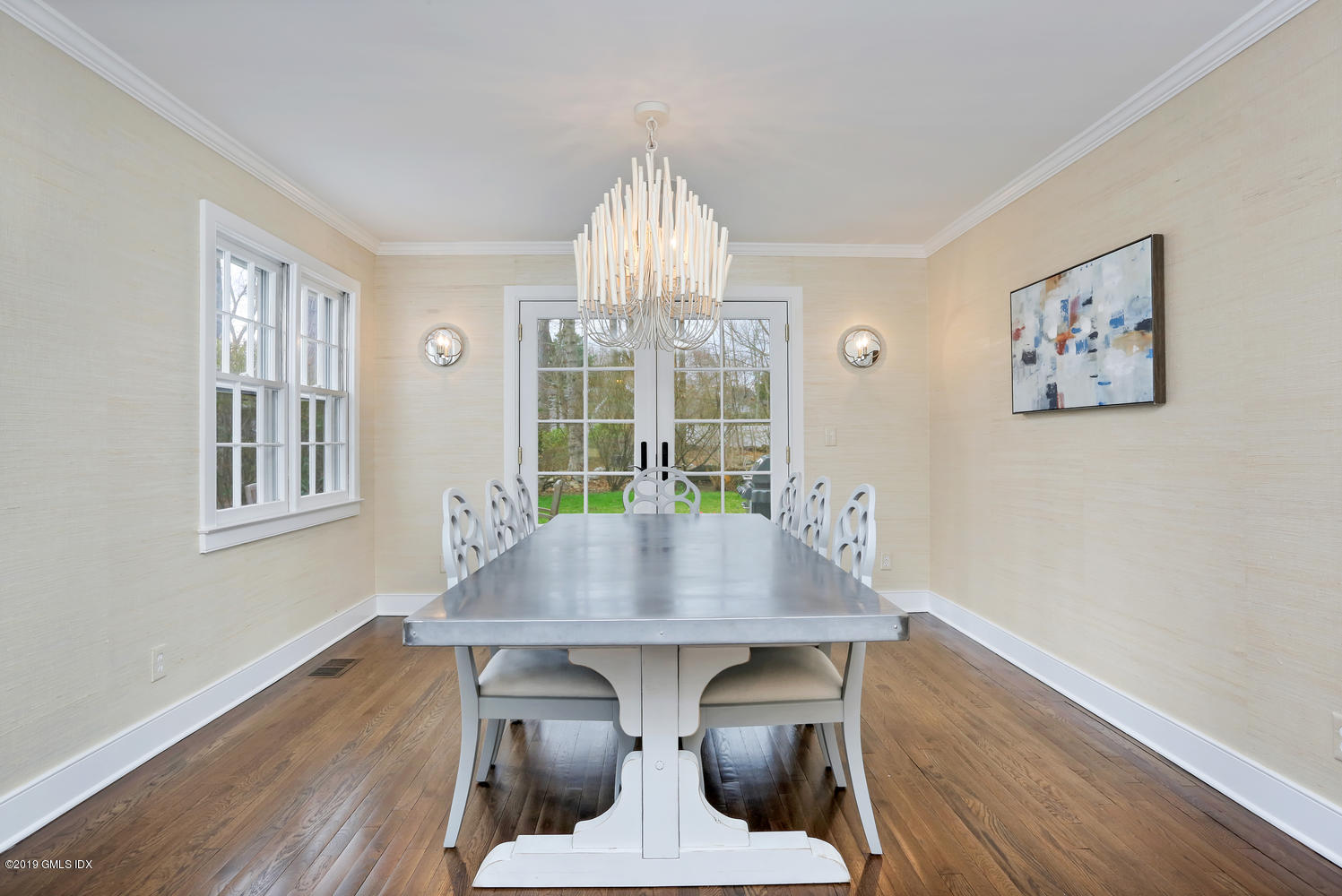 58 Indian Head Road Riverside, CT 06878 - Photo 7 of 33 a view of a dining room with furniture window and wooden floor