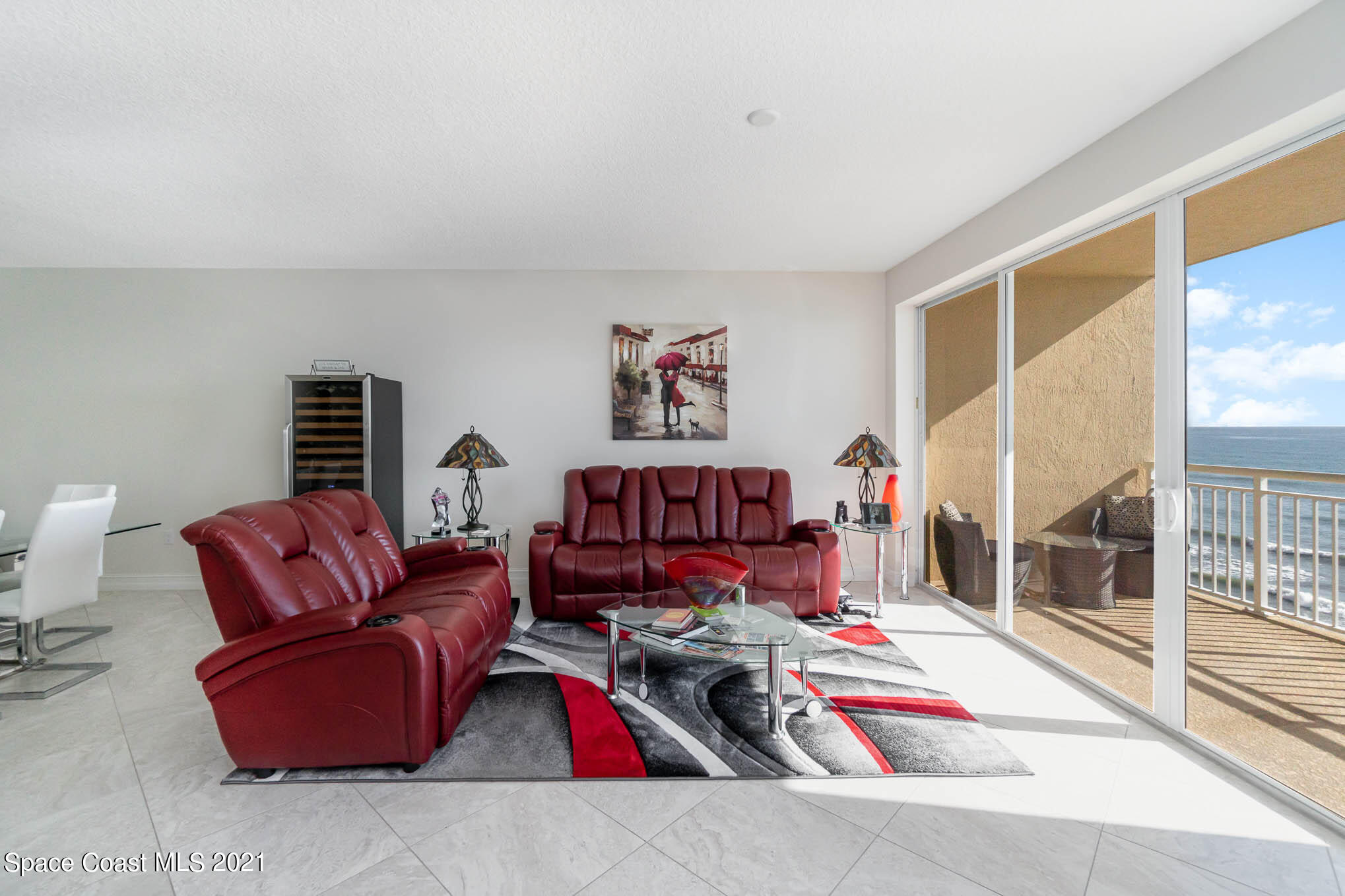1045 Florida A1A, Unit 503 Satellite Beach, FL 32937 - Photo 6 of 23 a living room with furniture