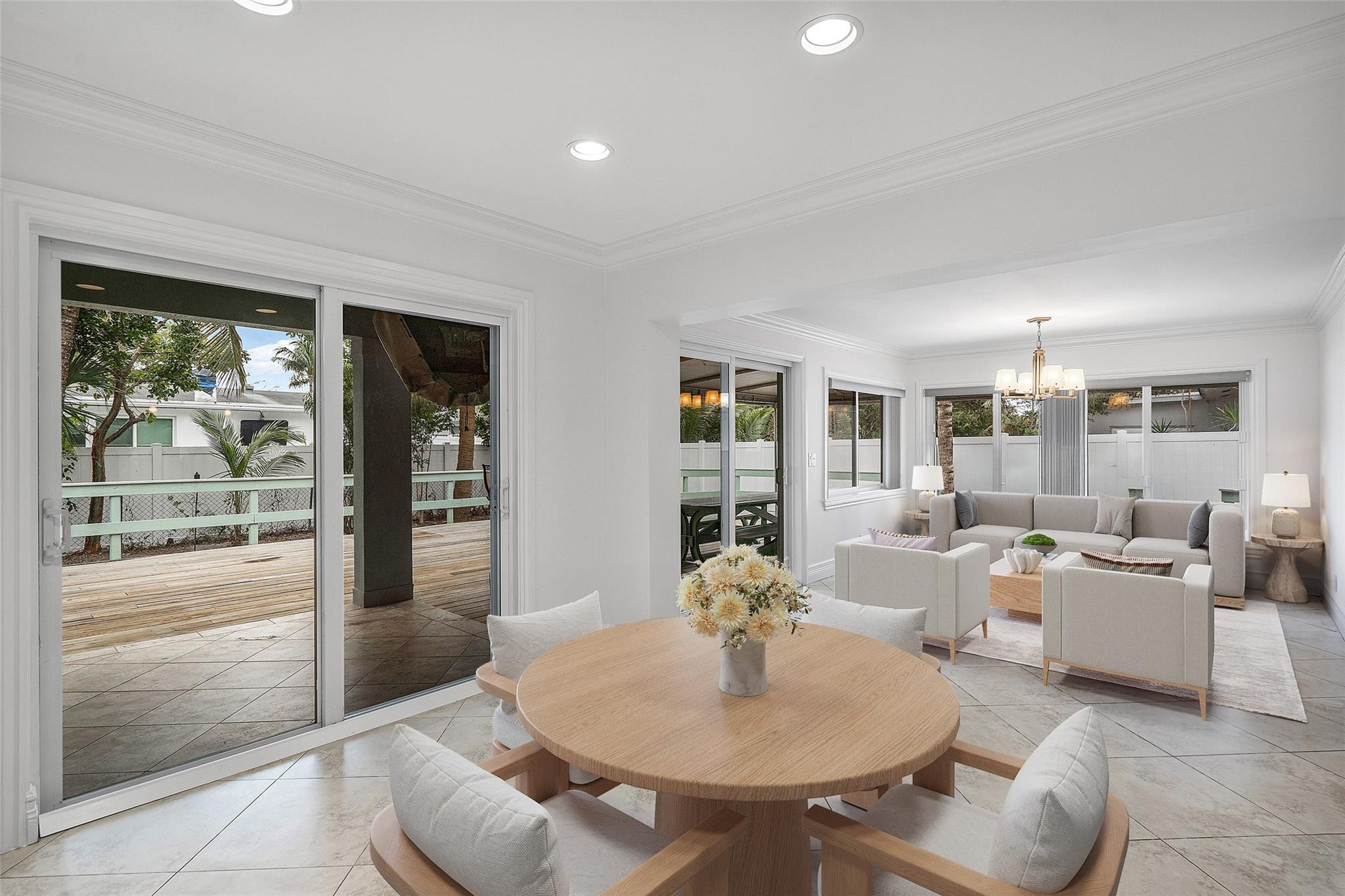 290 Northeast 29th Street Boca Raton, FL 33431 - Photo 15 of 48 a living room with furniture and a large window