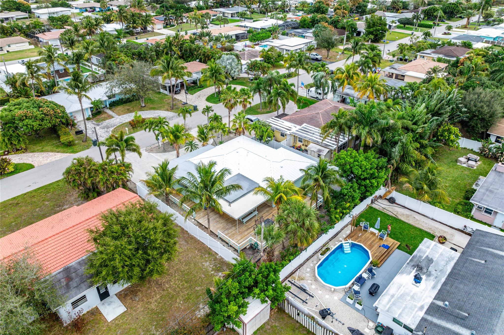 290 Northeast 29th Street Boca Raton, FL 33431 - Photo 41 of 48 an aerial view of house with yard