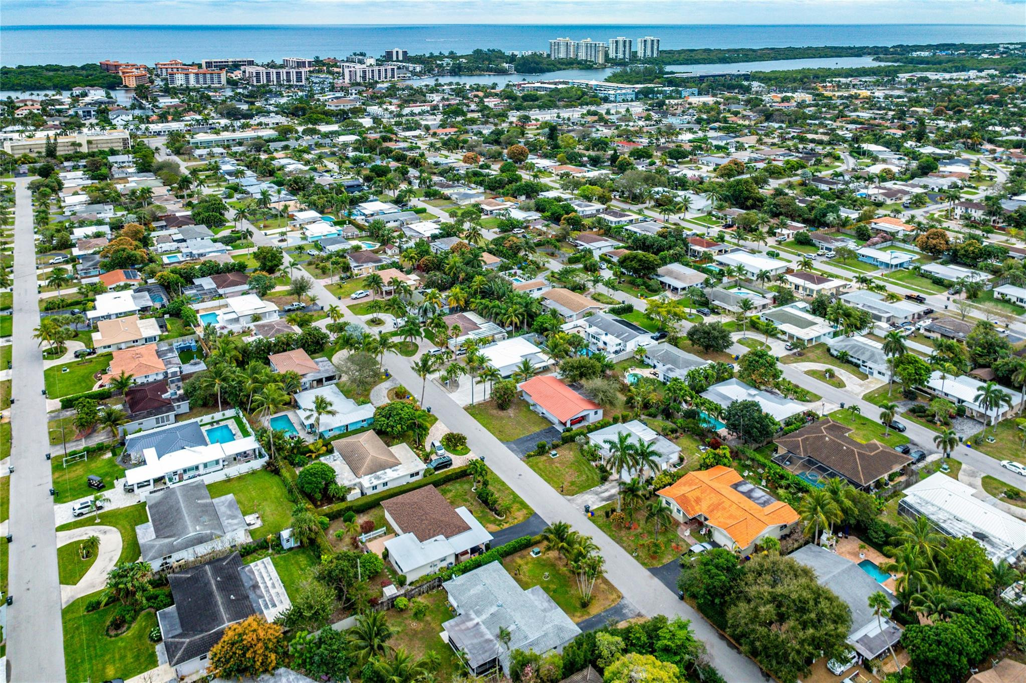 290 Northeast 29th Street Boca Raton, FL 33431 - Photo 45 of 48 an aerial view of multiple house