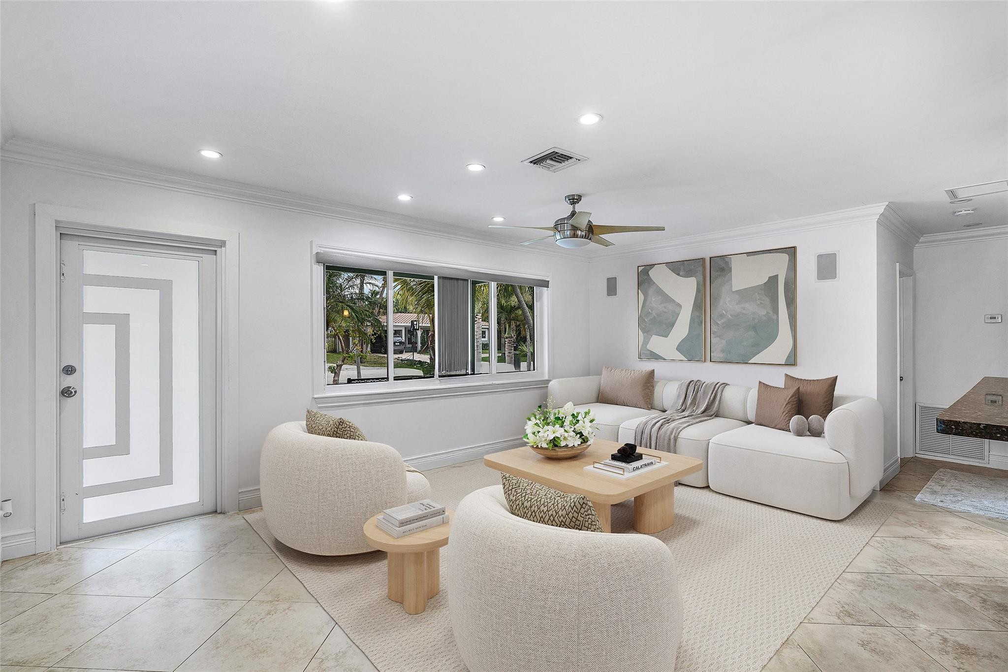290 Northeast 29th Street Boca Raton, FL 33431 - Photo 7 of 48 a living room with furniture and a large window